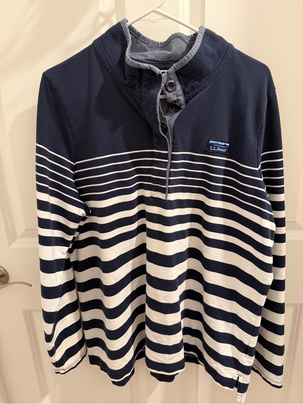 L.L.Bean nautical style pullover